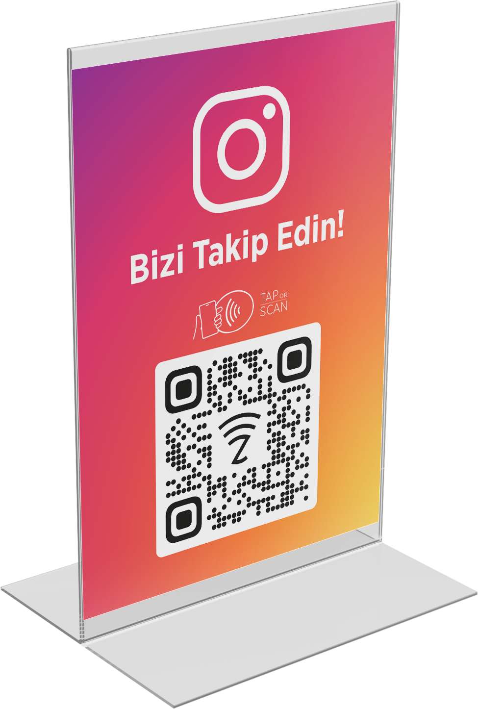Instagram Yorum Masaüstü Pleksi