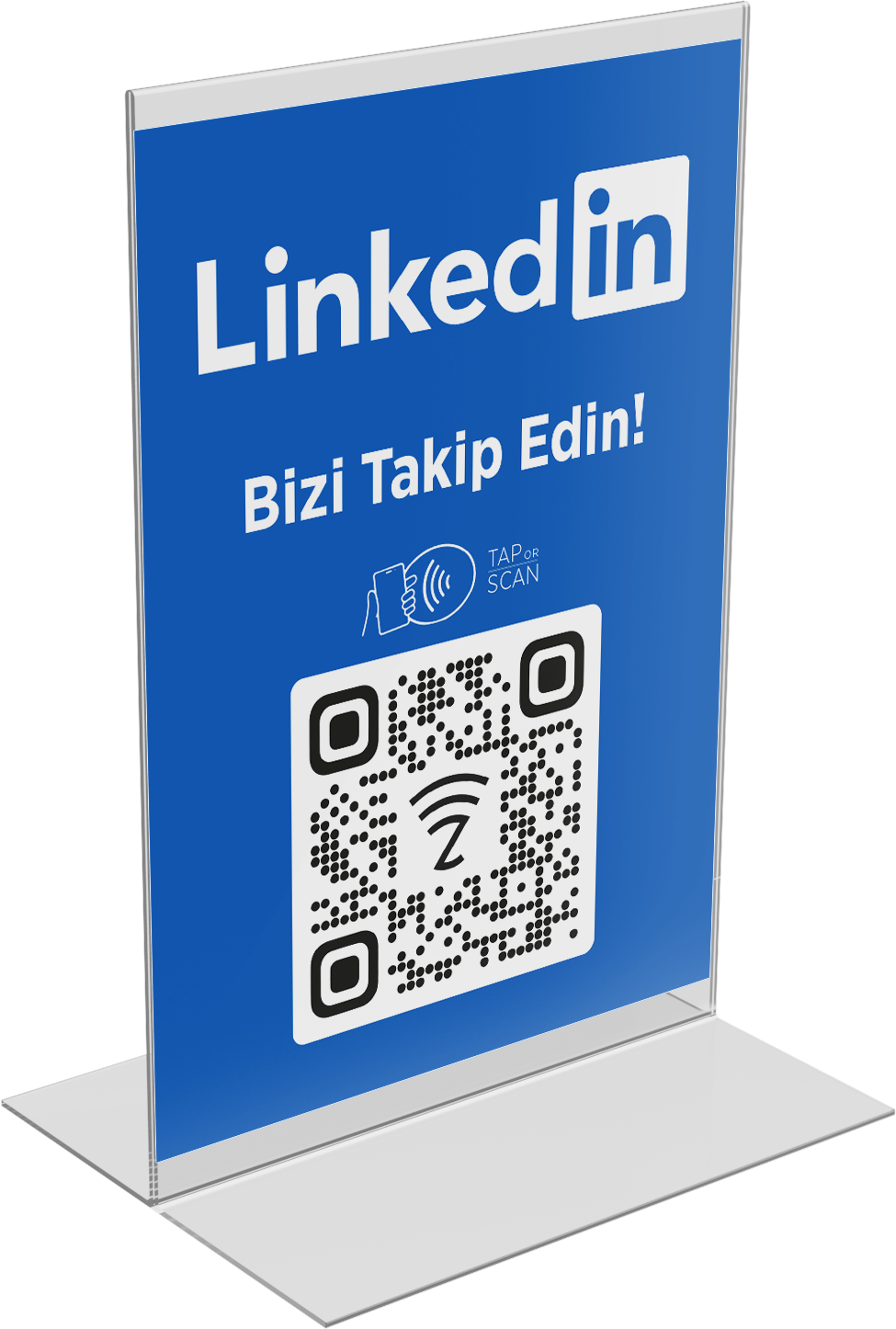 Linkedin Yorum Masaüstü Pleksi