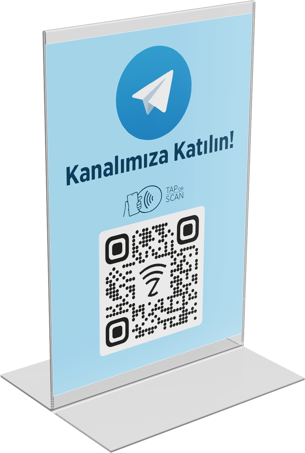 Telegram Yorum Masaüstü Pleksi