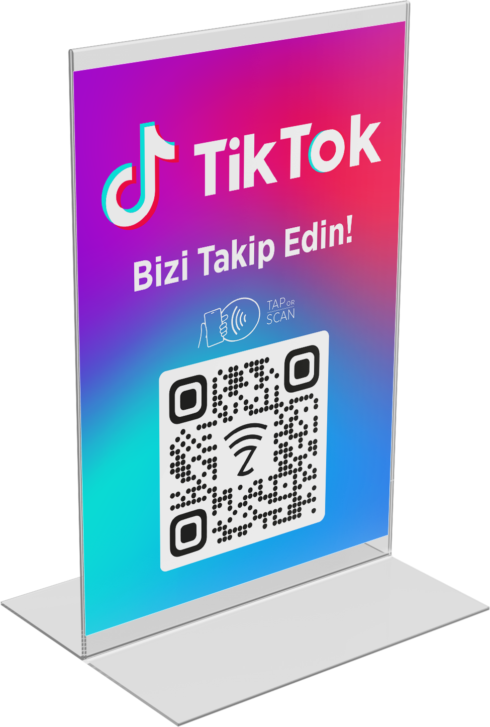TikTok Yorum Masaüstü Pleksi